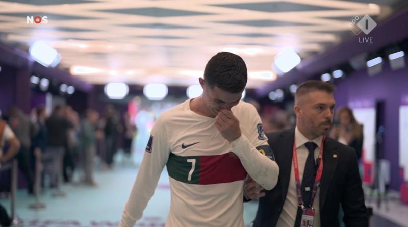 رونالدو يدخل في نوبة بكاء بعد توديع كأس العالم أمام المغرب