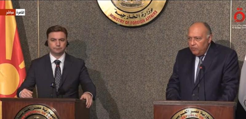 سامح شكري: سألبي دعوة وزير خارجية مقدونيا بزيارة بلاده في هذا الموعد