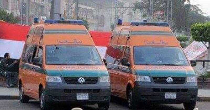 إصابة شخصين نتيجة حادث تصادم بطريق أسيوط الغربي