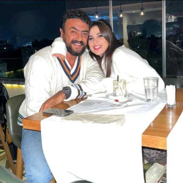 هكذا احتفلت ياسمين عبدالعزيز بعيد ميلاد أحمد العوضي