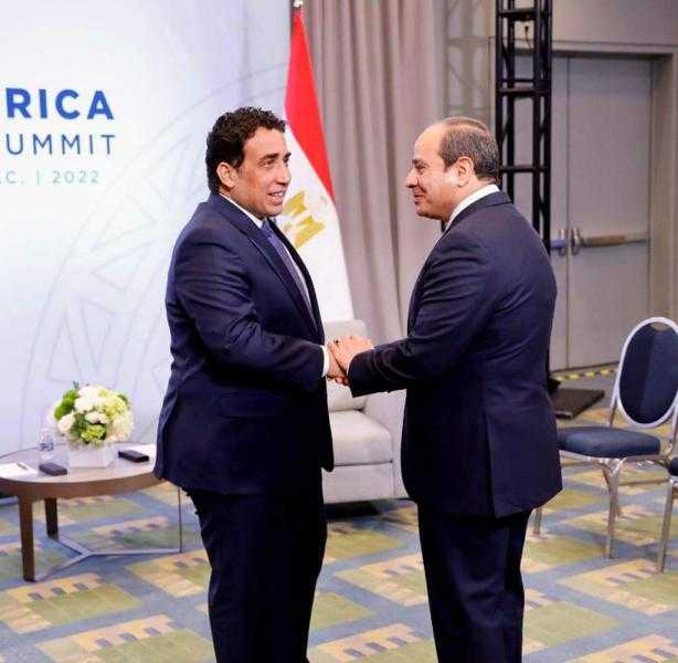 السيسي يشدد على موقف مصر الثابت من دعم جهود المجلس الرئاسي الليبي