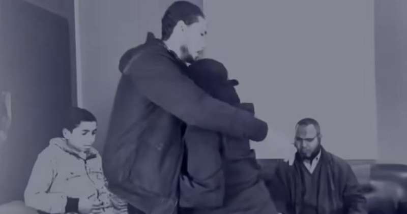 صورة من مقطع الفيديو
