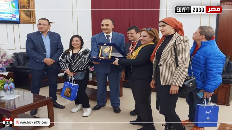 جانب من الزيارة