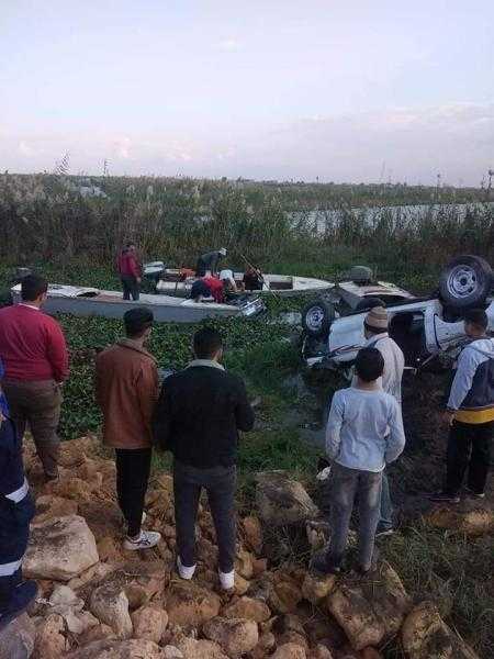 شاهد.. الصور الأولى من موقع حادث مصرع الصحفي «سيد موسى»