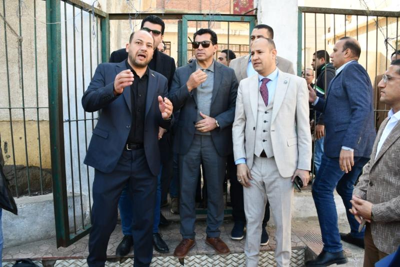 جانب من افتتاح مراكز الشباب