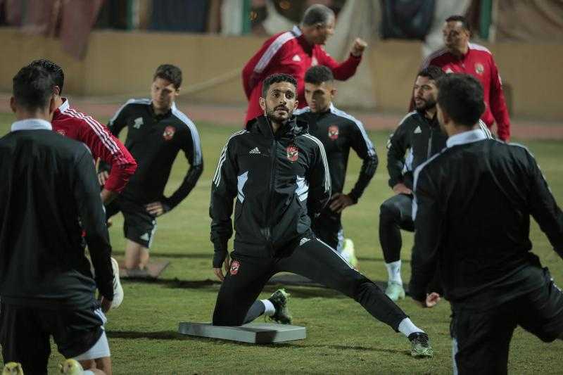 الأهلي يختتم استعداداته لمباراة سموحة في الدوري