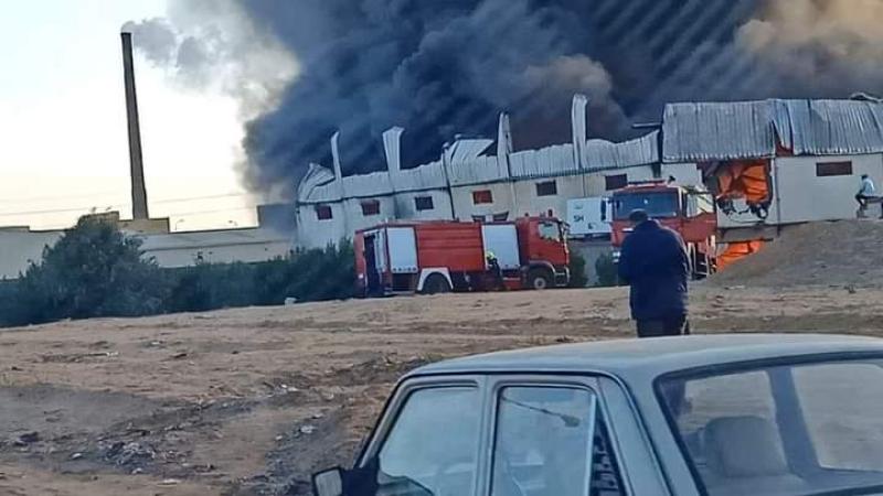 صورة من الحريق