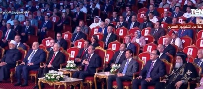 السيسي يشاهد فيلما تسجيليا عن 3 سنوات من احتفالية قادرون باختلاف.. «فيديو»