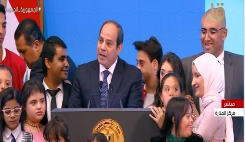 السيسي لـ”قادرون باختلاف”: أنتم النبتة الصالحة التي نزرعها ونحصد منها خيرا كثيرا
