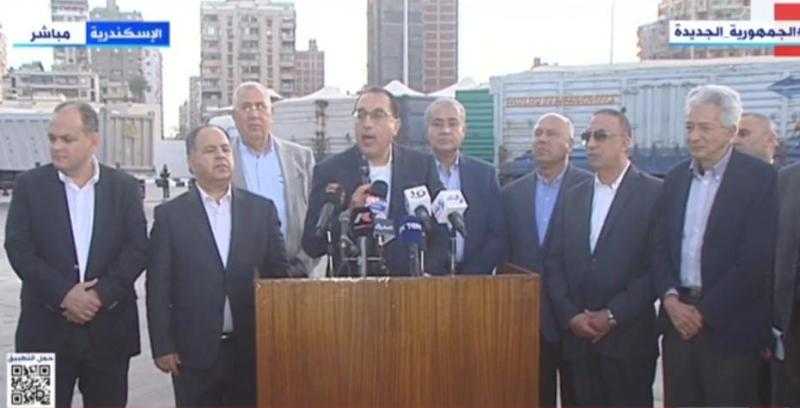 مدبولي: ملتزمون بالإعلان أسبوعيًا عن حجم البضائع التي تخرج من الموانئ