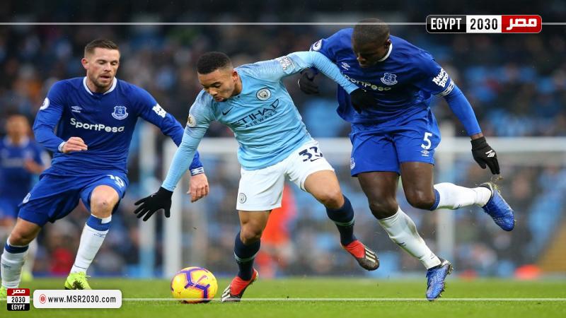 مباراة مانشستر سيتي وإيفرتون