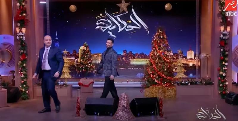 عمرو أديب لأحمد سعد: « امشي من هنا ده برنامج محترم» فيديو