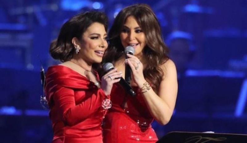 رقصة أنهت خلاف سنوات بين إليسا وأصالة في تريو نايت السعودية