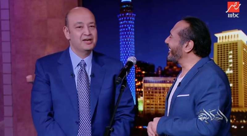 علي الحجار وعمرو أديب