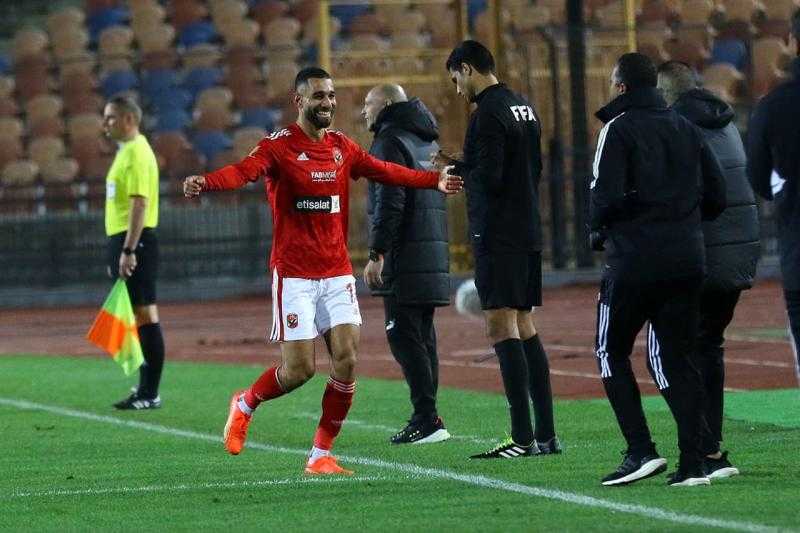 قذيفة السولية تتقدم للأهلي أمام بيراميدز في الشوط الأول