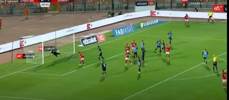السولية يتألق ويحرز الهدف الثاني للأهلي في مرمى بيراميدز