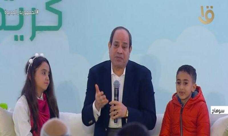 السيسي: «والله العظيم ربنا هو اللي حمى مصر»