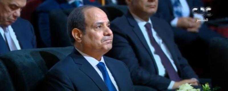عبر الفيديو كونفرنس.. السيسي يفتتح محور طما بسوهاج «فيديو»