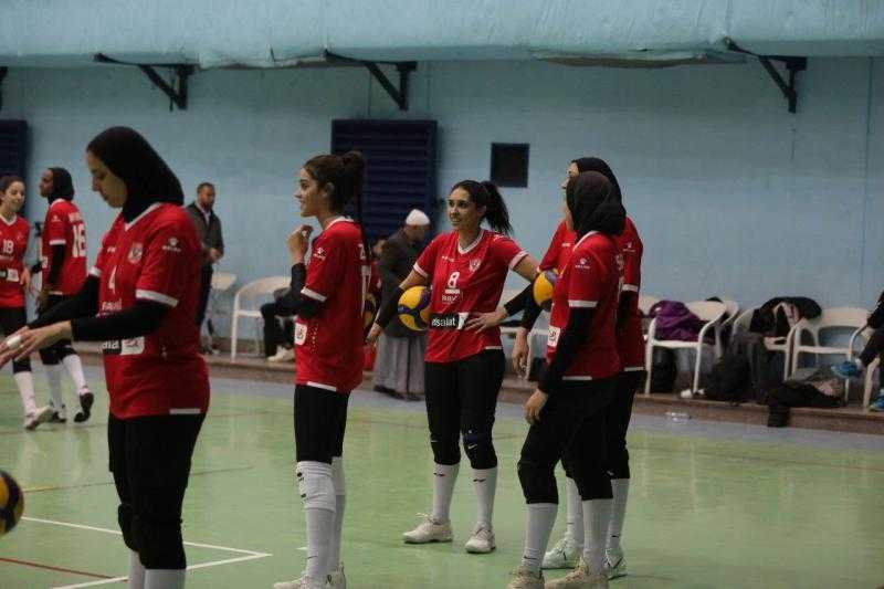 «سيدات طائرة الأهلي» يفوز على وادي دجلة في كأس السوبر