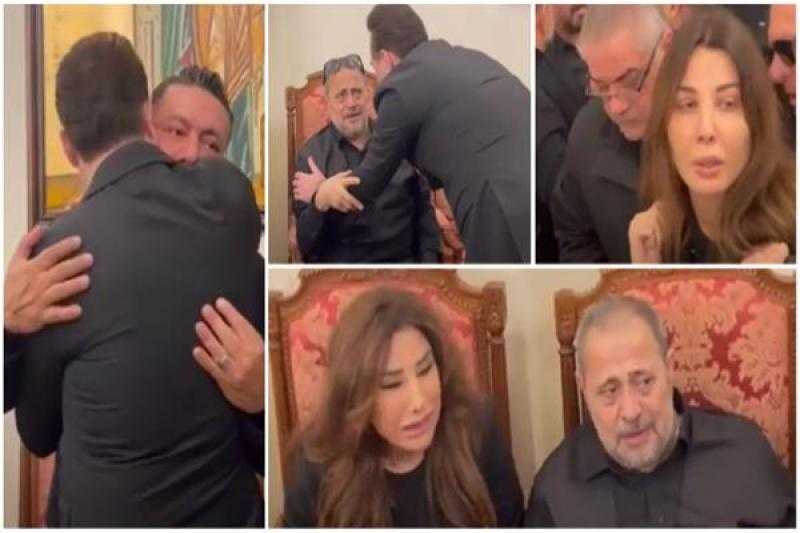 جورج وسوف في عزاء نجله: ”دمعة عيني راحت.. إزاي هتنادوني بـ أبو وديع”