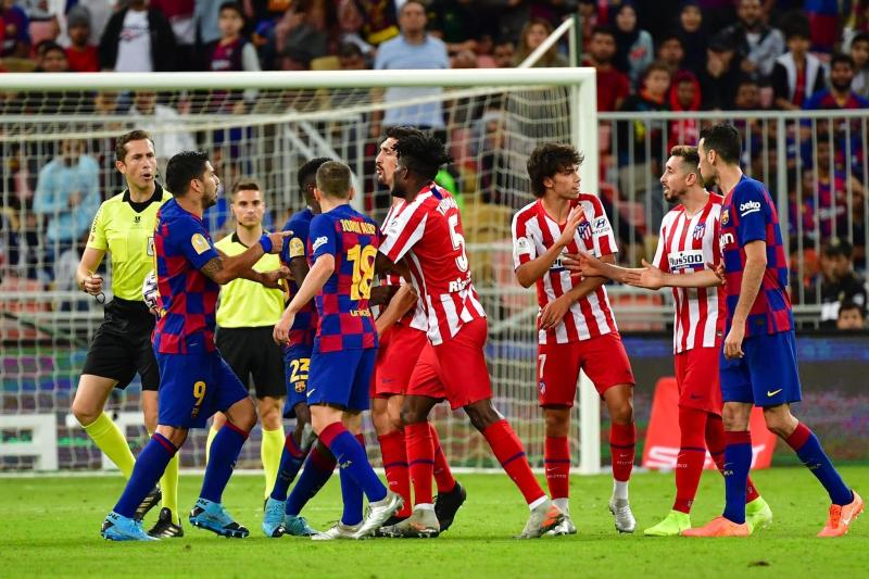 برشلونة وأتلتيكو مدريد