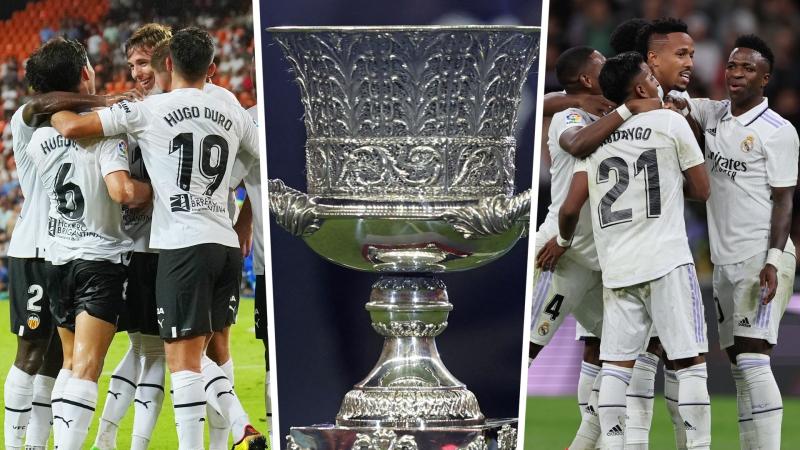 موعد مباراة ريال مدريد وفالنسيا في كأس السوبر الإسباني والقنوات الناقلة