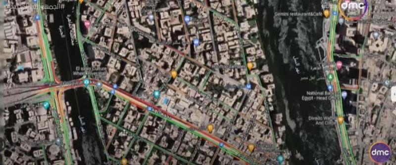 عبر جوجل ماب.. تفاصيل الحالة المرورية اليوم «فيديو»
