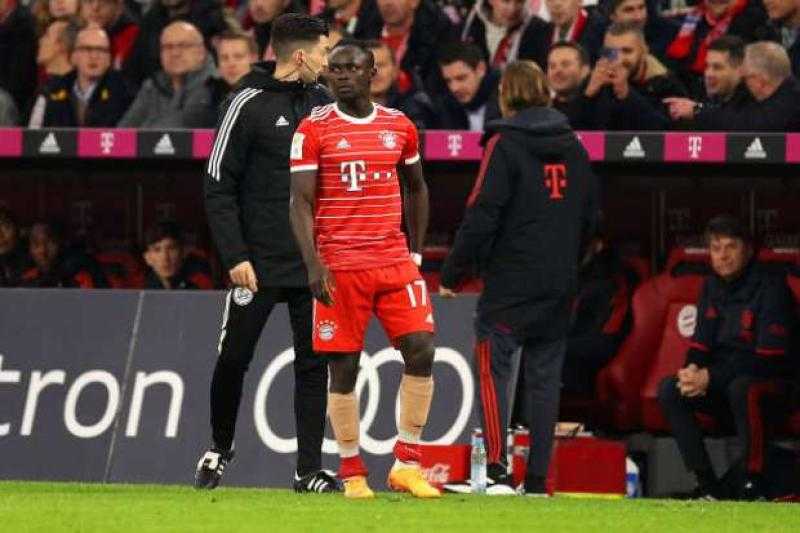 صدمة لـ ساديو ماني قبل مباراة بايرن ميونخ وباريس في دوري الأبطال