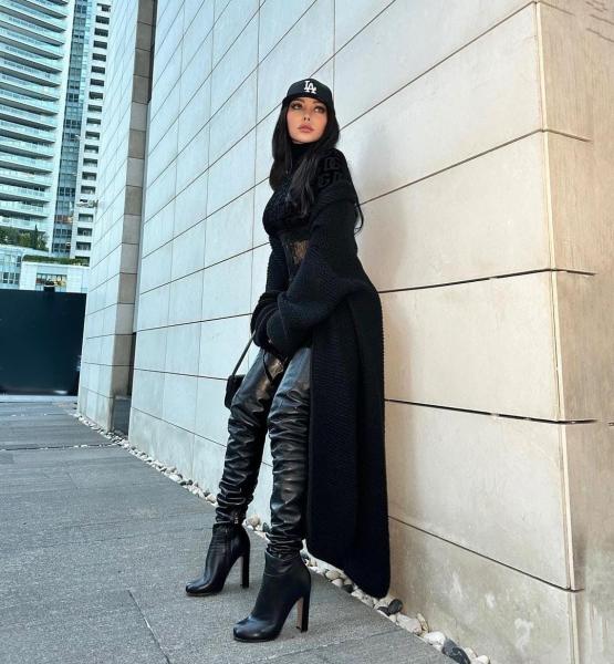 بالأسود.. هيفاء وهبي تتألق في أحدث ظهور لها