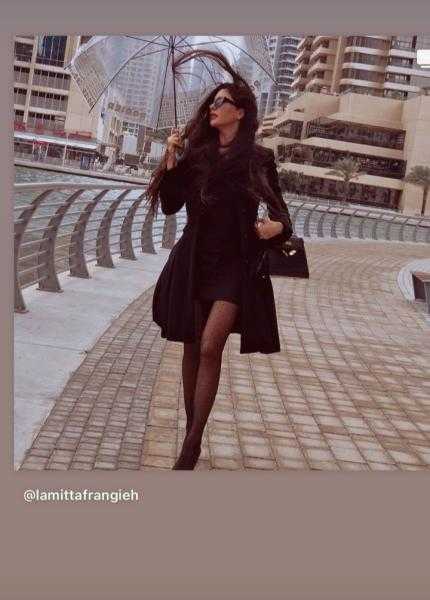إطلالة جذابة ومميزة.. لاميتا فرنجية في أحدث جلسة تصوير لها