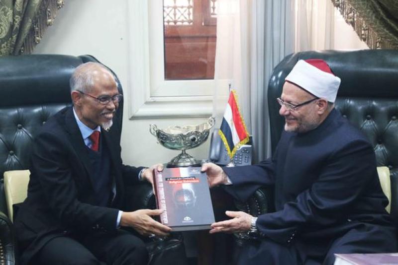 مفتي الجمهورية خلال اللقاء