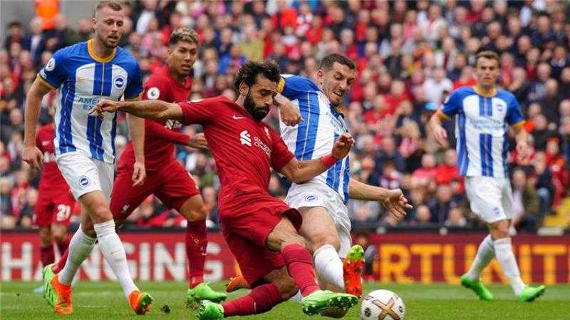 شوط أول سلبي بين ليفربول وبرايتون في الدوري الإنجليزي