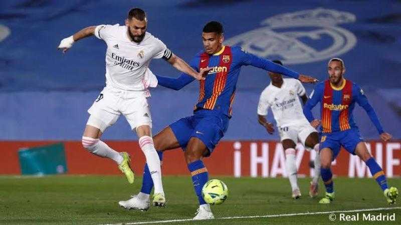 موعد مباراة ريال مدريد وبرشلونة في كأس ملك إسبانيا والقنوات الناقلة