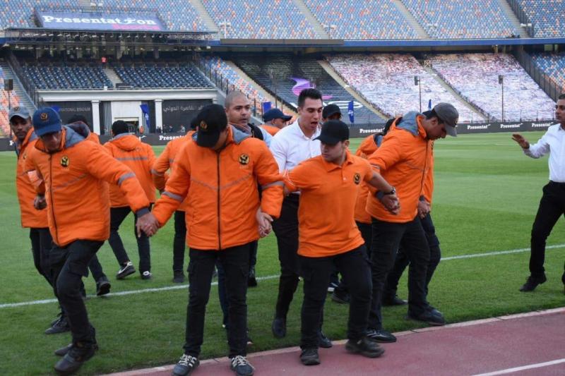 استعدادات أمنية مكثفة لتأمين مباراة الزمالك وبيراميدز بنصف نهائي كأس مصر