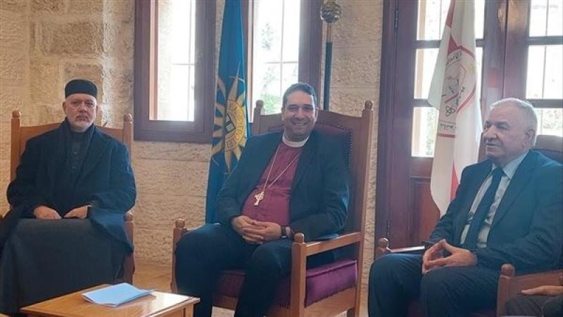 رئيس الأساقفة الأنچليكاني يستقبل وفداً رفيع المستوى من دائرة الأوقاف في القدس