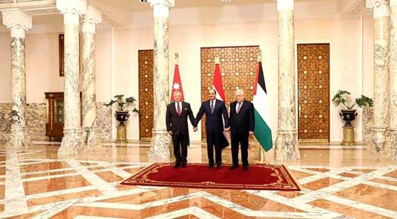 شاهد.. فعاليات القمة الثلاثية للسيسي مع ملك الأردن والرئيس الفلسطيني