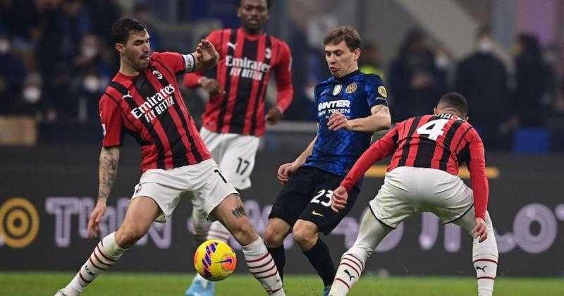 موعد مباراة ميلان وإنتر ميلان في كأس السوبر الإيطالي والقنوات الناقلة