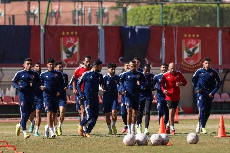 تفاصيل مران الأهلي استعدادًا لمواجهة الزمالك في القمة