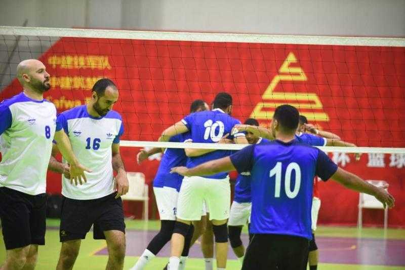 رجال طائرة الأهلي يفوز على الطيران في الدوري