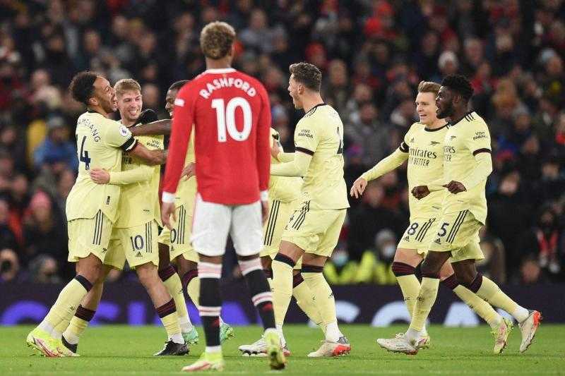 موعد مباراة آرسنال ومانشستر يونايتد في الدوري الإنجليزي والقنوات الناقلة