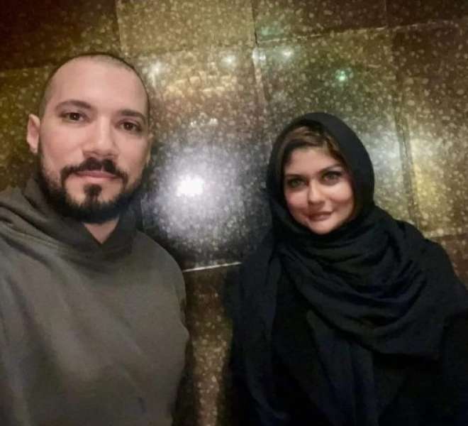 المذيعة إسراء خطاب وعبد الله رشدي
