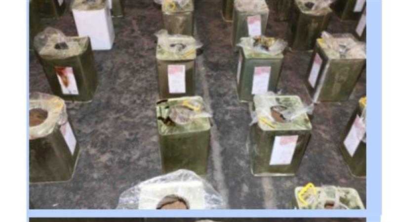 ضبط 1250 كيلو ”حشيش خام” داخل حاوية بميناء دمياط بـ100 مليون جنيه