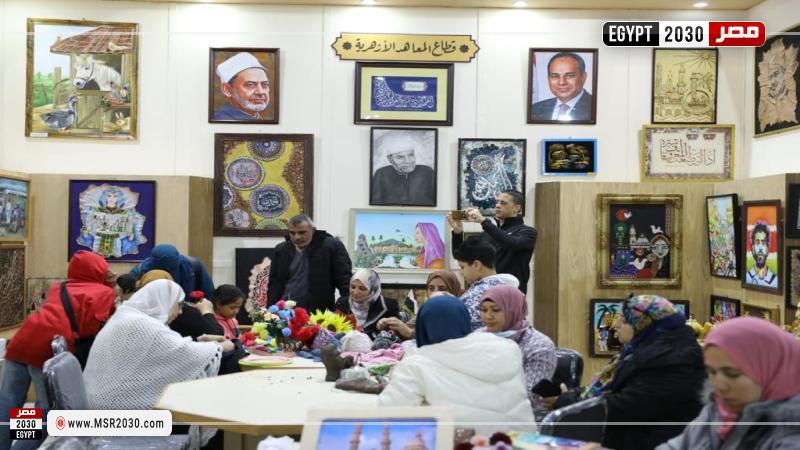جانب من جناح الأزهر بمعرض الكتاب