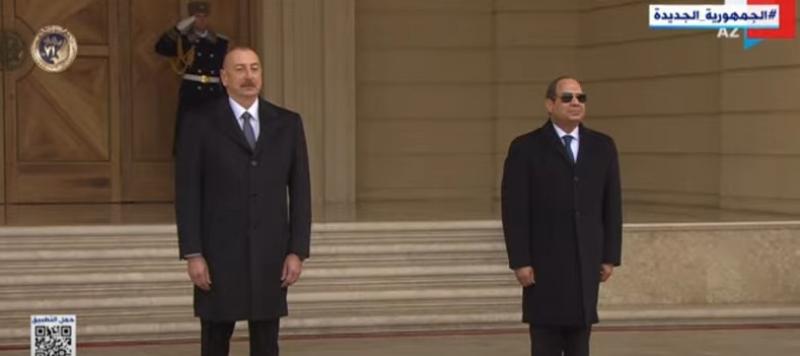 بث مباشر.. رئيس أذربيجان يستقبل السيسي بالقصر الرئاسي