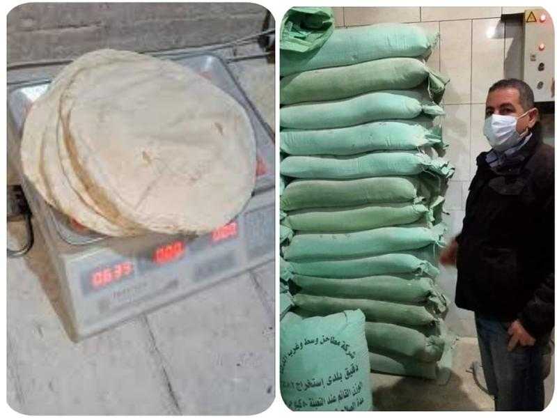 ضبط 3 أطنان دقيق بالسوق السوداء في الجيزة
