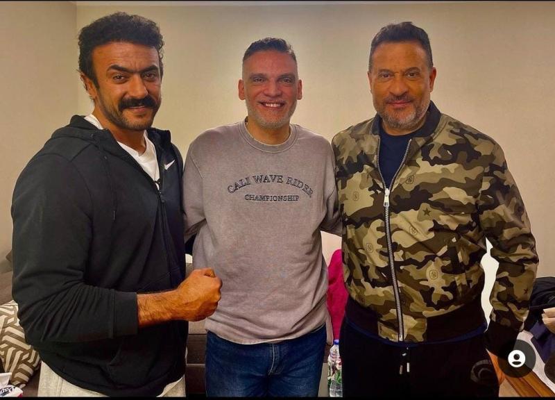 ماجد المصري يروج لمسلسل «ضرب نار»