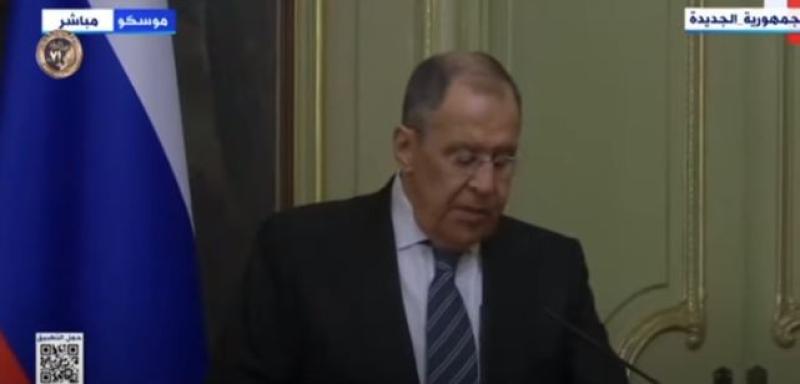 لافروف يكشف تفاصيل مباحثاته المشتركة مع سامح شكري