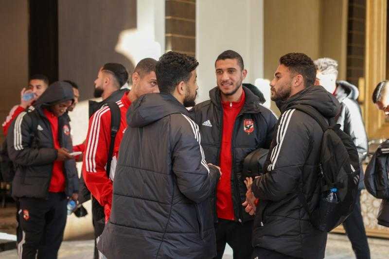 محاضرة فنية للاعبي الأهلي قبل مباراة أوكلاند سيتي