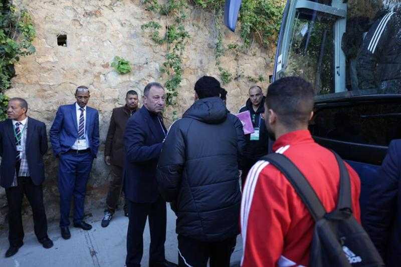 الأهلي يغادر مقر إقامته إلى ملعب ابن بطوطة