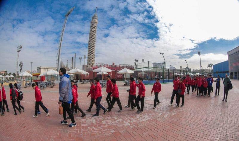 جولة ترفيهية لأكاديمية الأهلي بسوهاج داخل مقر النادي بالجزيرة